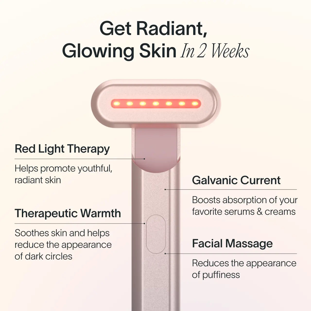 4 in 1 Red Light Therapy Wand with Anti-Aging Serum Kit - Professional LED Facial Device for Wrinkle Reduction, Acne Treatment & Skin Rejuvenation | Perfect for Home Skincare Routine & Spa Treatments