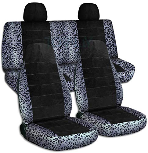 Gray Leopard & Black