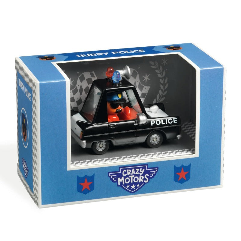 Crazy Motors Remote Control Police Car Toy - High Speed RC Car for Kids with Lights & Sounds - Perfect for Indoor & Outdoor Play, Birthday Gifts, and Role-Playing Games