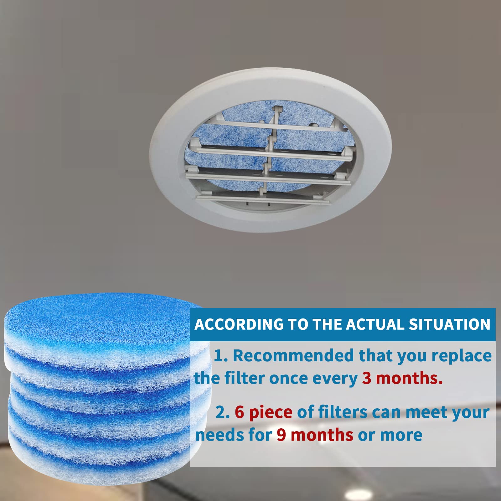 RV Air Filter Replacement - 5.25