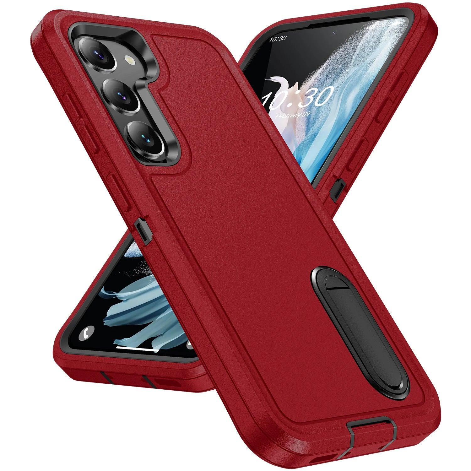 Samsung Galaxy S24 Plus Shockproof Case with Kickstand - Anti-Dust, Military-Grade Protection for Outdoor & Active Lifestyle