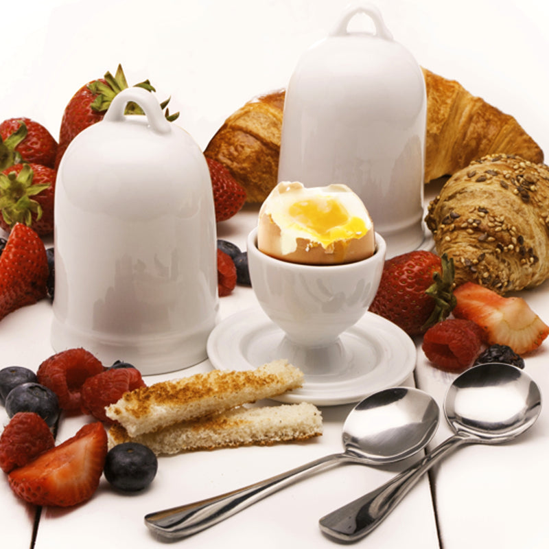 BIA Egg Cup Set - Elegant Breakfast Egg Holders for Soft Boiled Eggs | Perfect for French Toast, Brunch, and Morning Tea Time