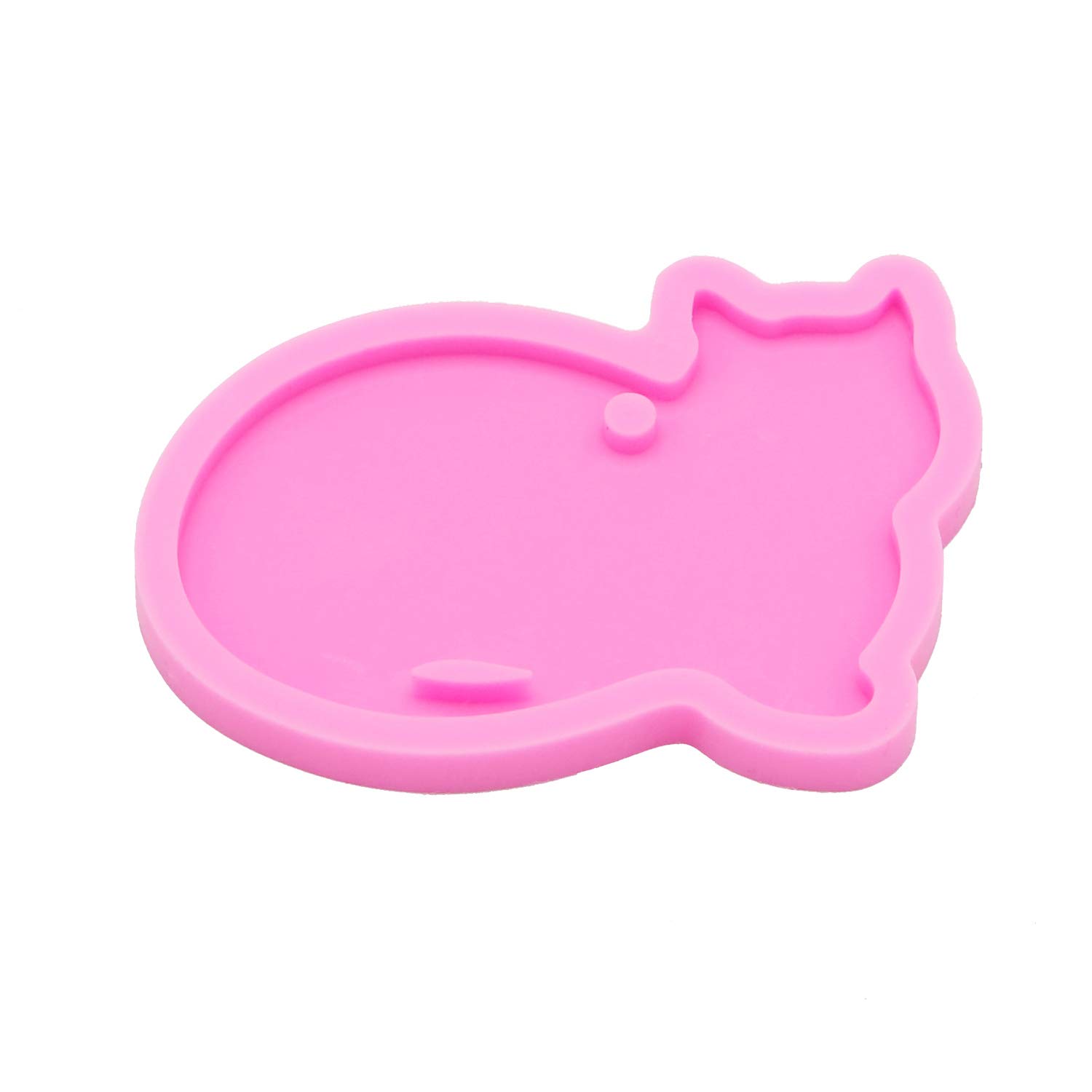 DIY Cat Silicone Mold for Keychain Jewelry Making - Epoxy Resin Craft Molds for Handmade Keychains - Perfect for Resin Art, DIY Gifts, and Craft Projects