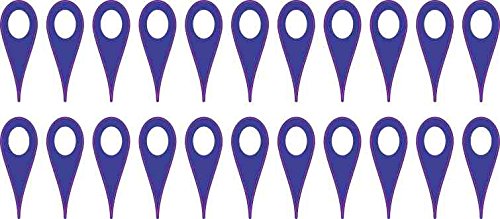 StickerTalk Map Pointer Vinyl Stickers - 22-Pack (0.35x1 inch Each) - Durable Decals for Maps, Planners, Journals & Travel Accessories