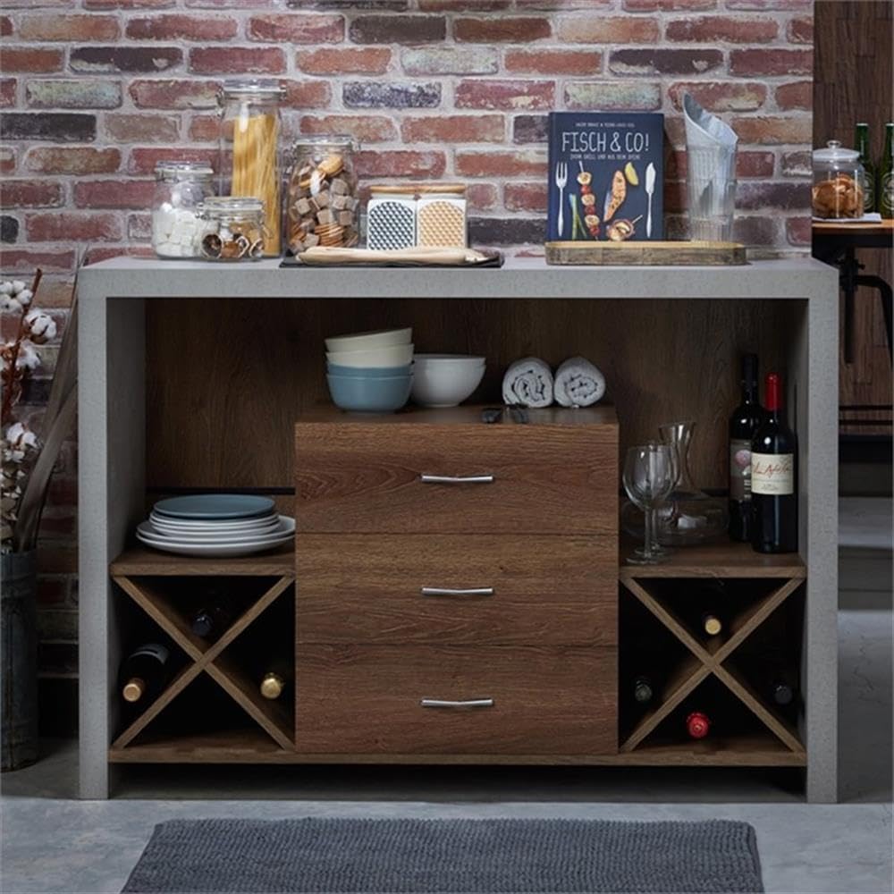 Furniture of America Persephone Industrial 48