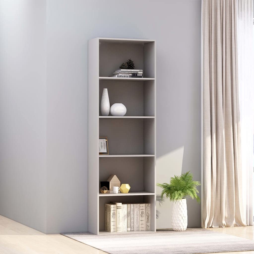 5-Tier Bookcase & Cube Storage Cabinet - 23.6