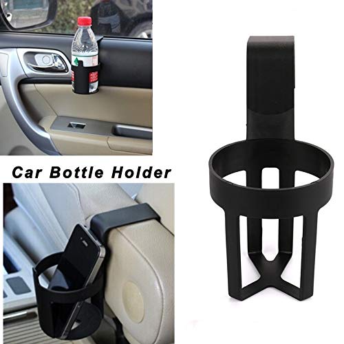 Universal Car Cup Holder - Auto Vehicle Beverage Bottle & Can Drink Holder Stand for Car, Truck, SUV - Fits Window Channels & Door Pockets - Perfect for Road Trips, Commuting & Travel Accessories