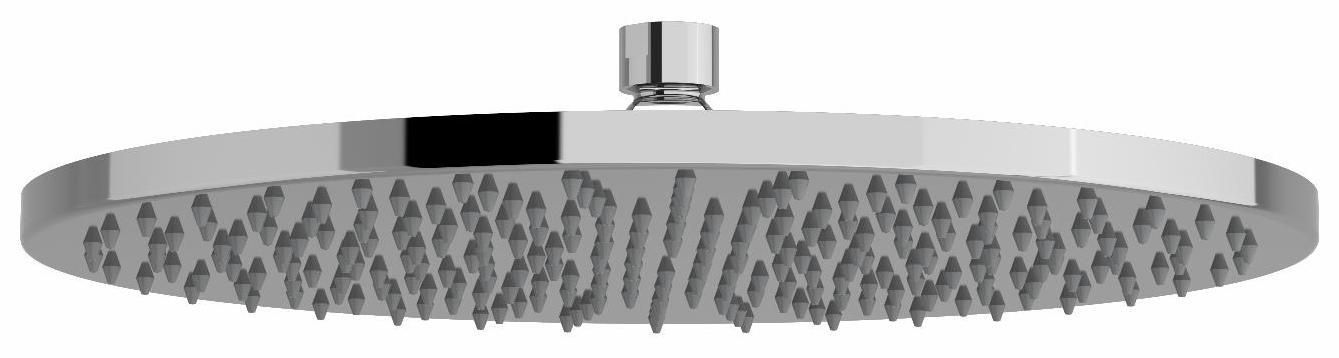 12-Inch Rain Shower Head - Chrome Finish High Pressure Luxury Showerhead for Spa-Like Bathroom Experience (Model 472C by RIOBEL) - Perfect for Master Bathrooms & Modern Home Upgrades