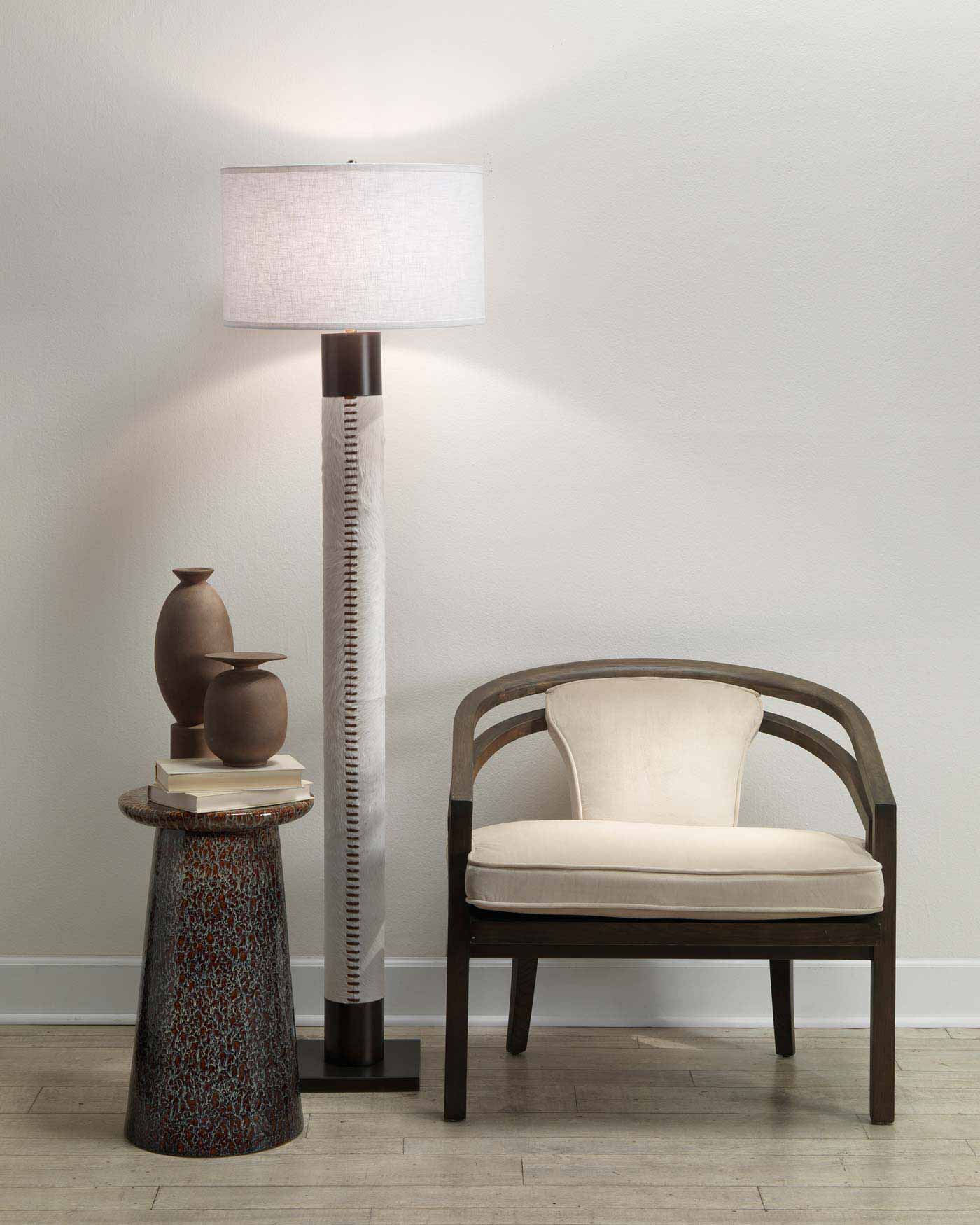 Sheridan Modern Floor Lamp with Adjustable Height - Stylish Living Room Lighting for Reading & Relaxation | Perfect for Home Office, Bedroom, or Lounge Decor
