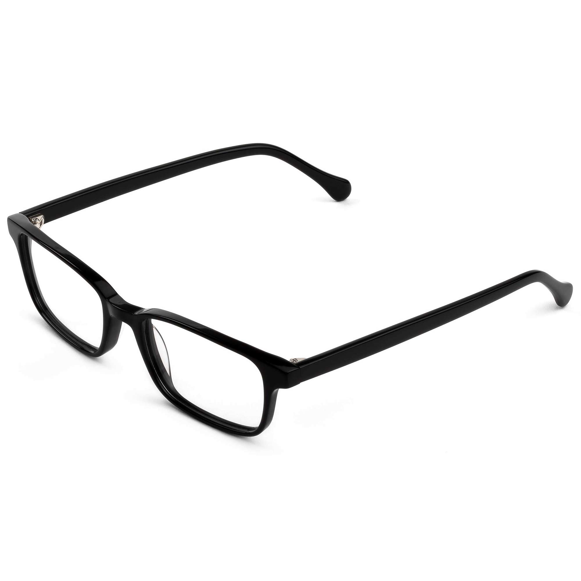 Felix Gray Carver Blue Light Blocking Glasses for Computer & Digital Screen Use - Anti Eye Strain, UV Protection - Sleek Black Frame for Work, Gaming & Online Classes