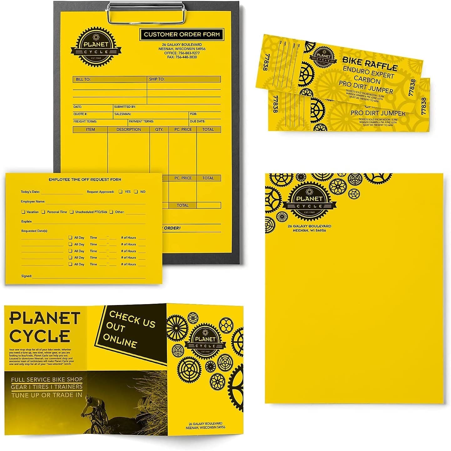 Neenah Paper 22531 Premium 24lb Color Paper - 8.5 x 11 Inches, Solar Yellow, 500 Sheets for Printing, Crafting & Office Use