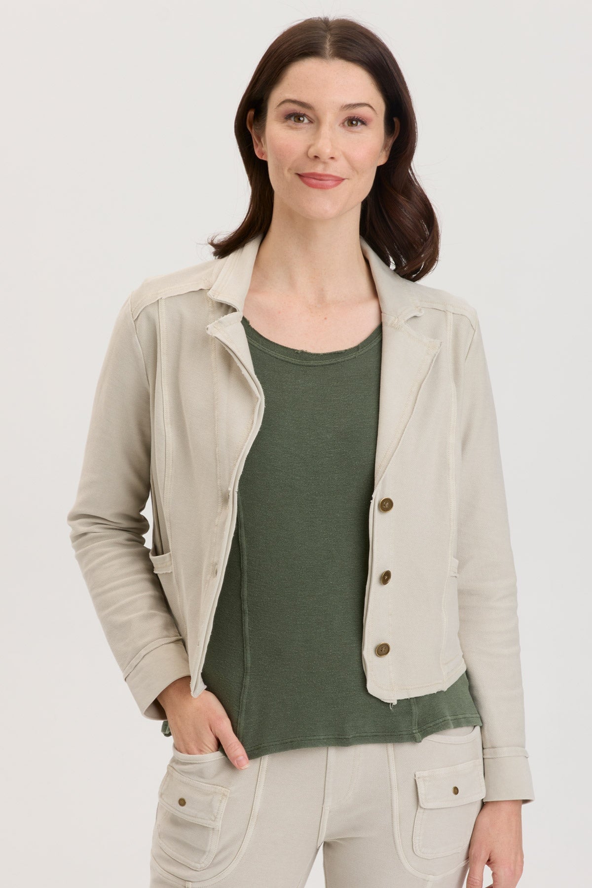 Tacie Women's Blazer Jacket - Klondike Pigment Color for Office, Business & Formal Wear | Stylish & Professional Work Attire