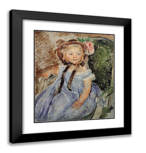 Black Modern Wood Frame with Double Matting