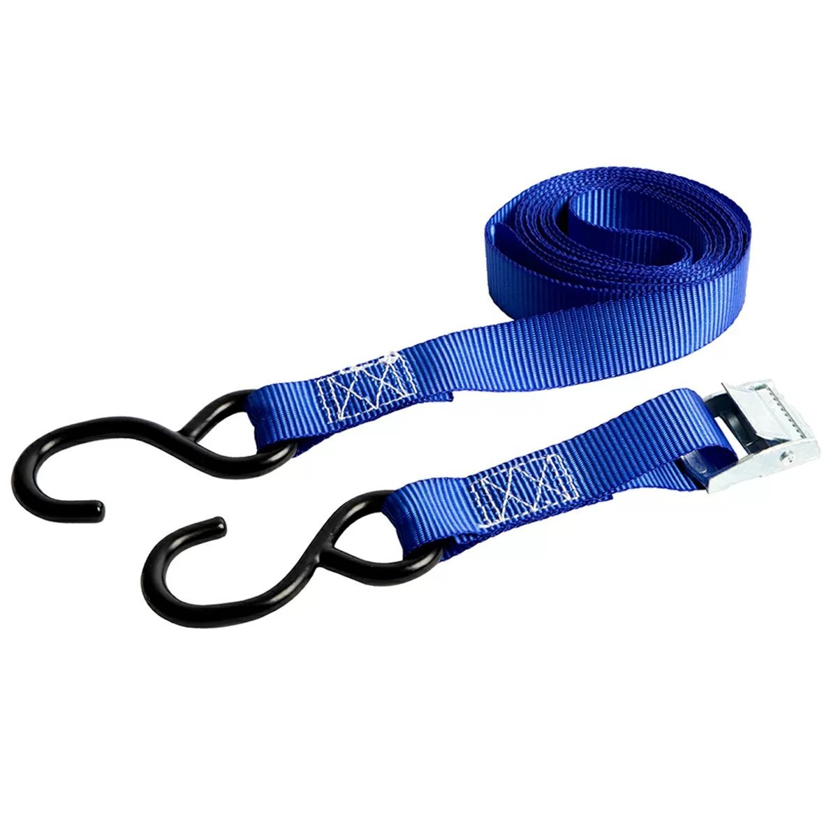 Erickson Manufacturing Heavy Duty Cam Straps - Adjustable Tie Down Straps for Securing Cargo, Camping Gear, Motorcycles & More - Perfect for Outdoor Adventures, Moving & Transport