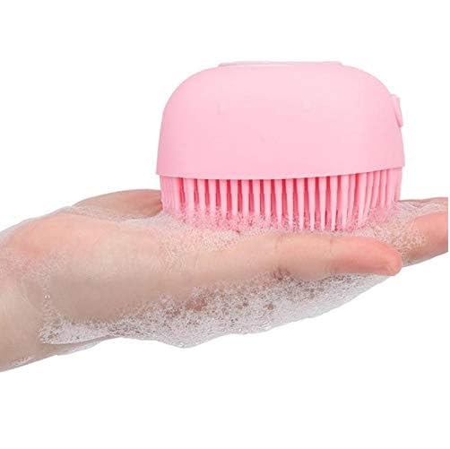 Dynore Silicone Massage Bath Brush - Exfoliating Body Scrubber & Scalp Massager for Shower, Bath & Spa - Perfect for Deep Cleaning, Relaxation & Soap Dispensing