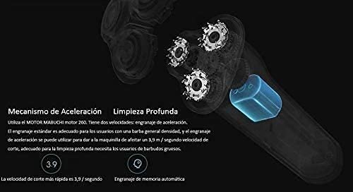 Premium Electric Shaver for Men - Waterproof Rotary Shaver for Dry/Wet Use - Cordless Rechargeable Travel Razor - Perfect Gift for Husband & Dad (Black) - Ideal for Home, Gym & Business Trips