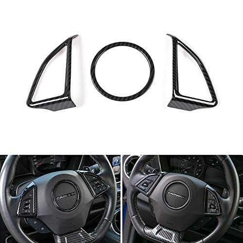 RT-TCZ Genuine Leather Auto Steering Wheel Cover for Chevrolet Camaro 2017-2020 - Upgrade Your Ride with Premium Protection & Style (Perfect for Daily Commute & Road Trips)