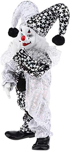 Porcelain Clown Doll - Circus Decor for Home & Desk Ornaments | Style C