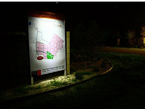 Commercial Solar Billboard Light - Energy Efficient Outdoor Advertising LED Sign for Business & Retail - Perfect for Storefronts, Gas Stations & Shopping Malls