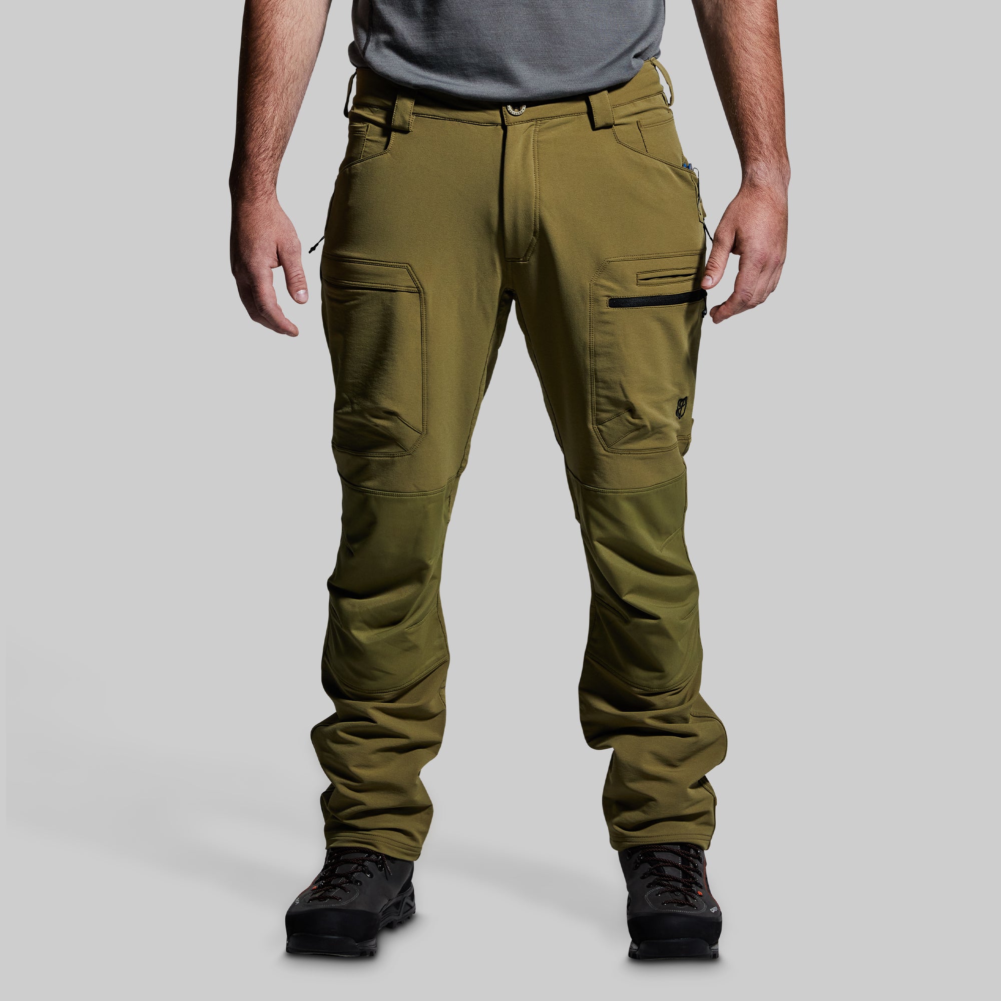Men's Frontier Pant - Deep Moss Green Outdoor Hiking & Camping Trousers for Adventure & Travel