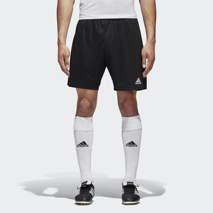 Adidas Parma 16 Soccer Shorts - Black Men's Athletic Training Shorts for Soccer, Running & Gym Workouts