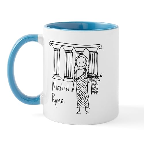 White/Blue Inside - Rome Mug