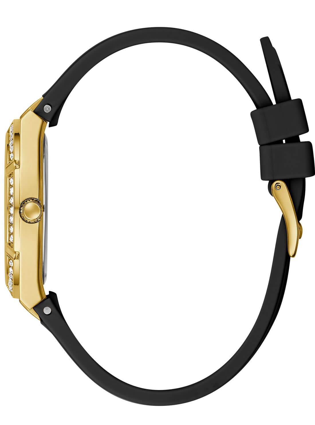 Luxury Black and Gold Glitz Cosmo Watch for Women - Elegant Fashion Accessory for Parties, Events, and Everyday Wear
