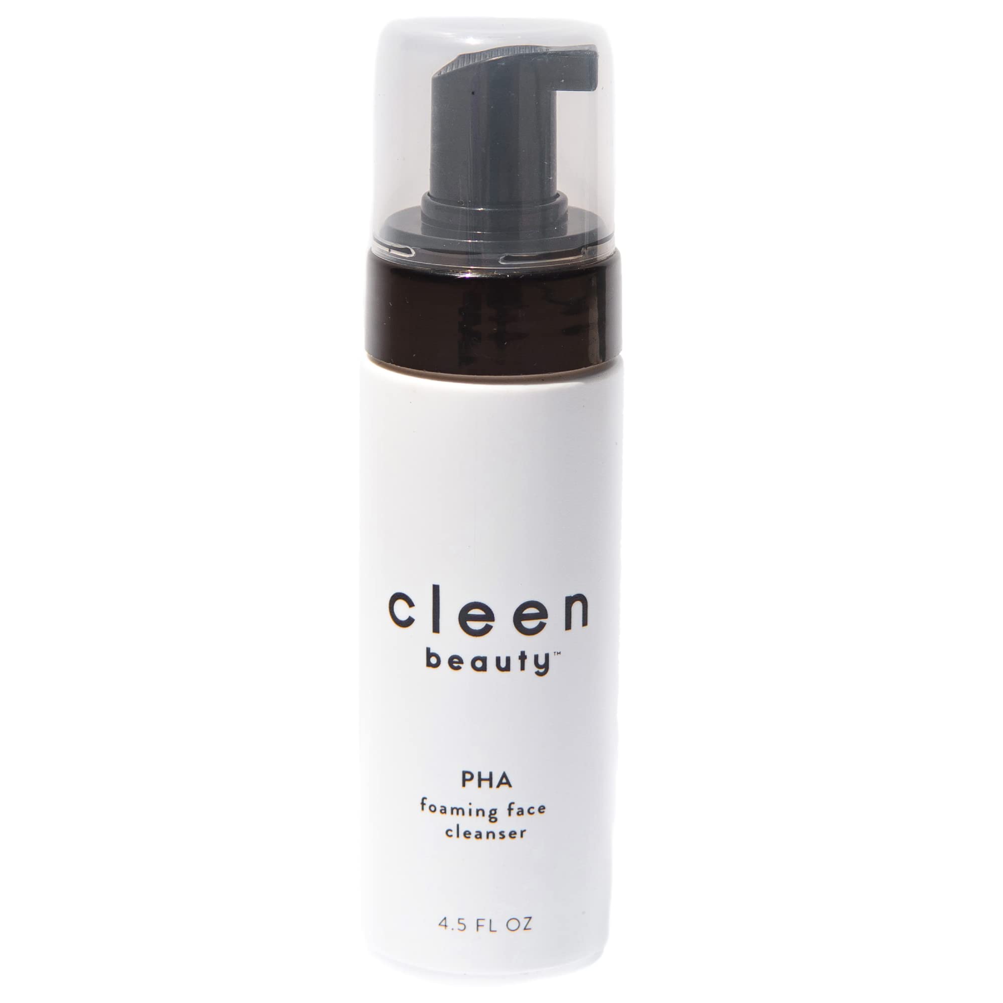 CLEEN BEAUTY PHA Foaming Face Cleanser - Gentle Exfoliating Facial Wash for Women | Paraben-Free & pH Balanced | 4.5 Fl Oz | Perfect for Daily Skincare Routine & Sensitive Skin