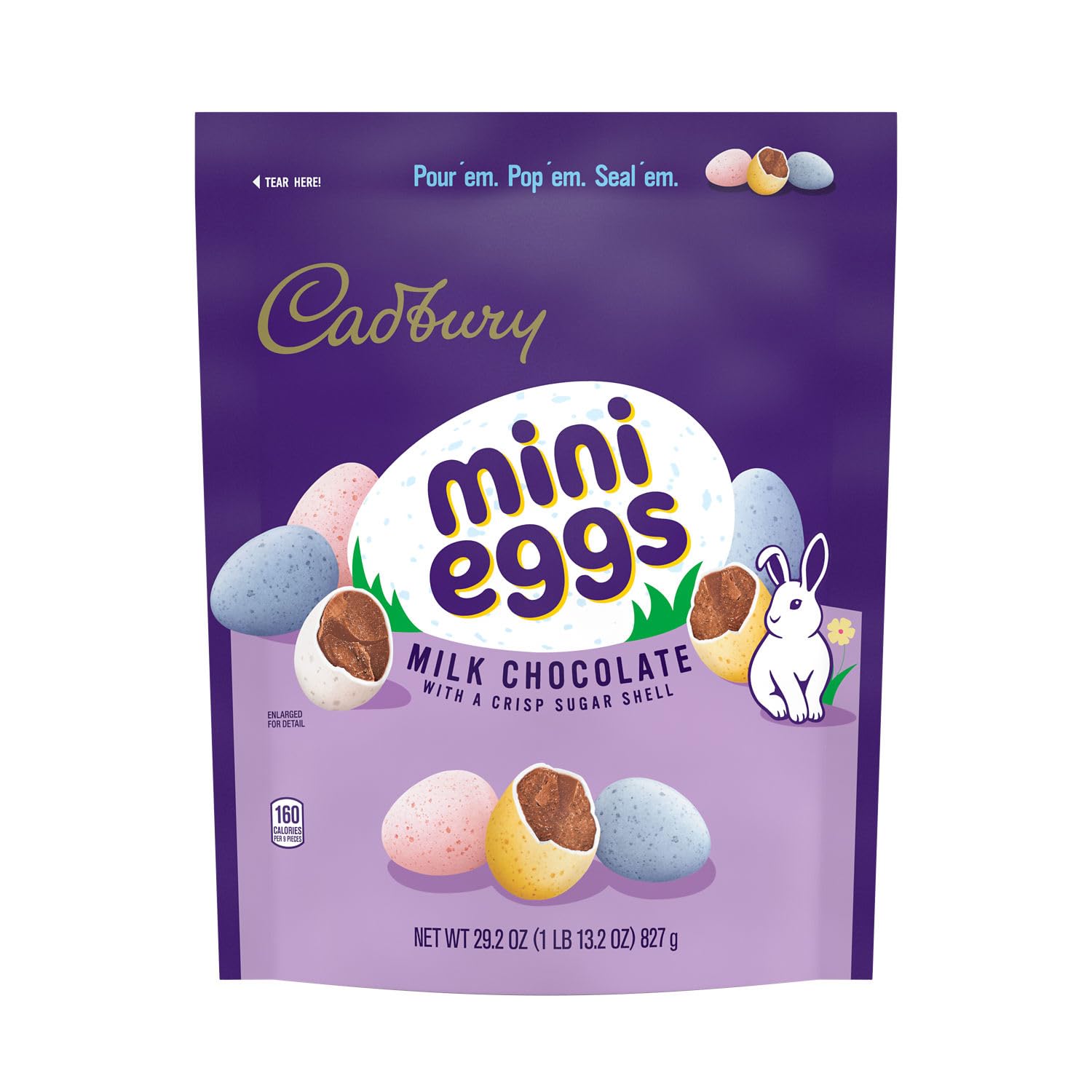 **CADBURY MINI EGGS Milk Chocolate Easter Candy - 29.2 oz Bag | Bulk Easter Treats for Parties, Gifts & Holiday Celebrations**