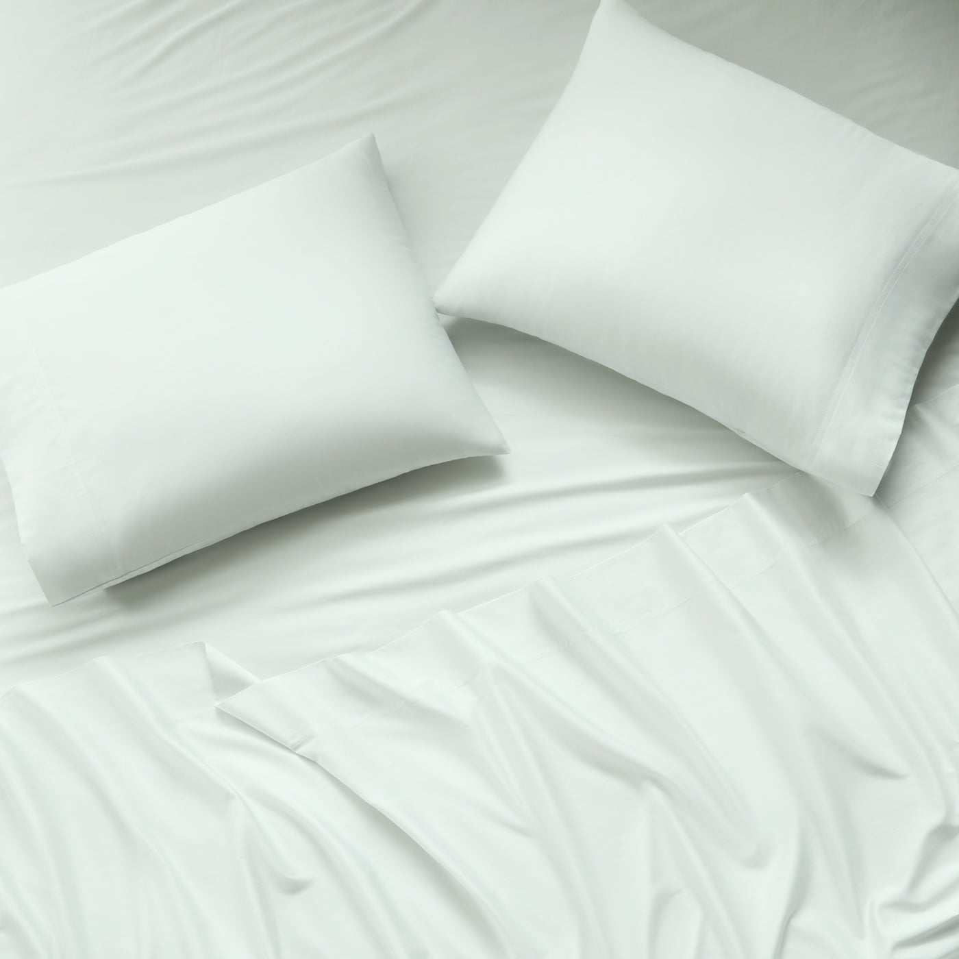 Luxury Sateen Sheet Set - 100% Cotton, 800 Thread Count, Deep Pocket, Wrinkle-Free - Perfect for Bedroom, Hotel, and Guest Room Comfort
