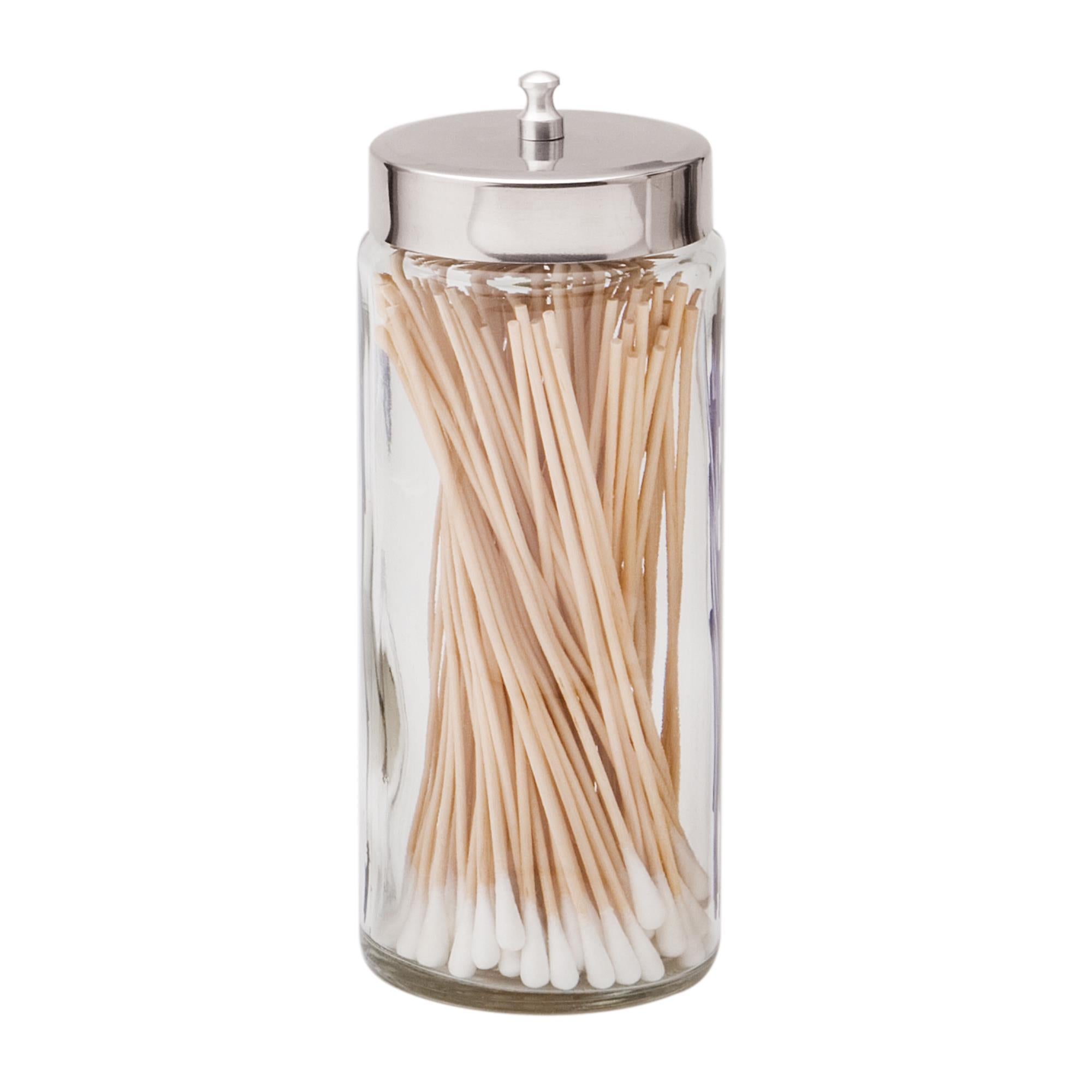 Dukal Premium Glass Storage Jars with Airtight Lids - Ideal for Kitchen Pantry, Spice Organization & DIY Crafts