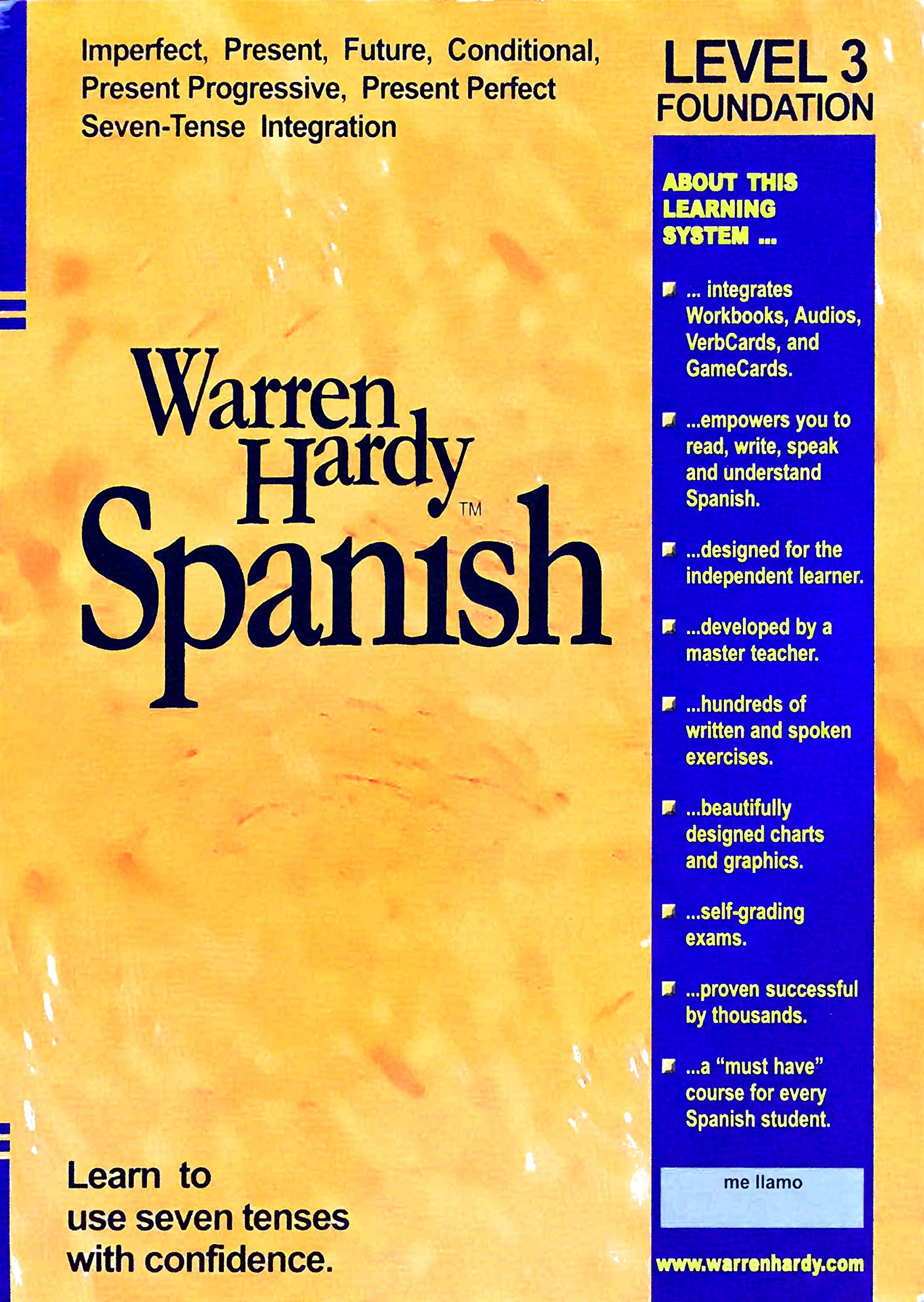Warren Hardy Spanish Level 3: Master 7 Essential Spanish Tenses for Fluent Conversations - Perfect for Travel, Business & Daily Communication