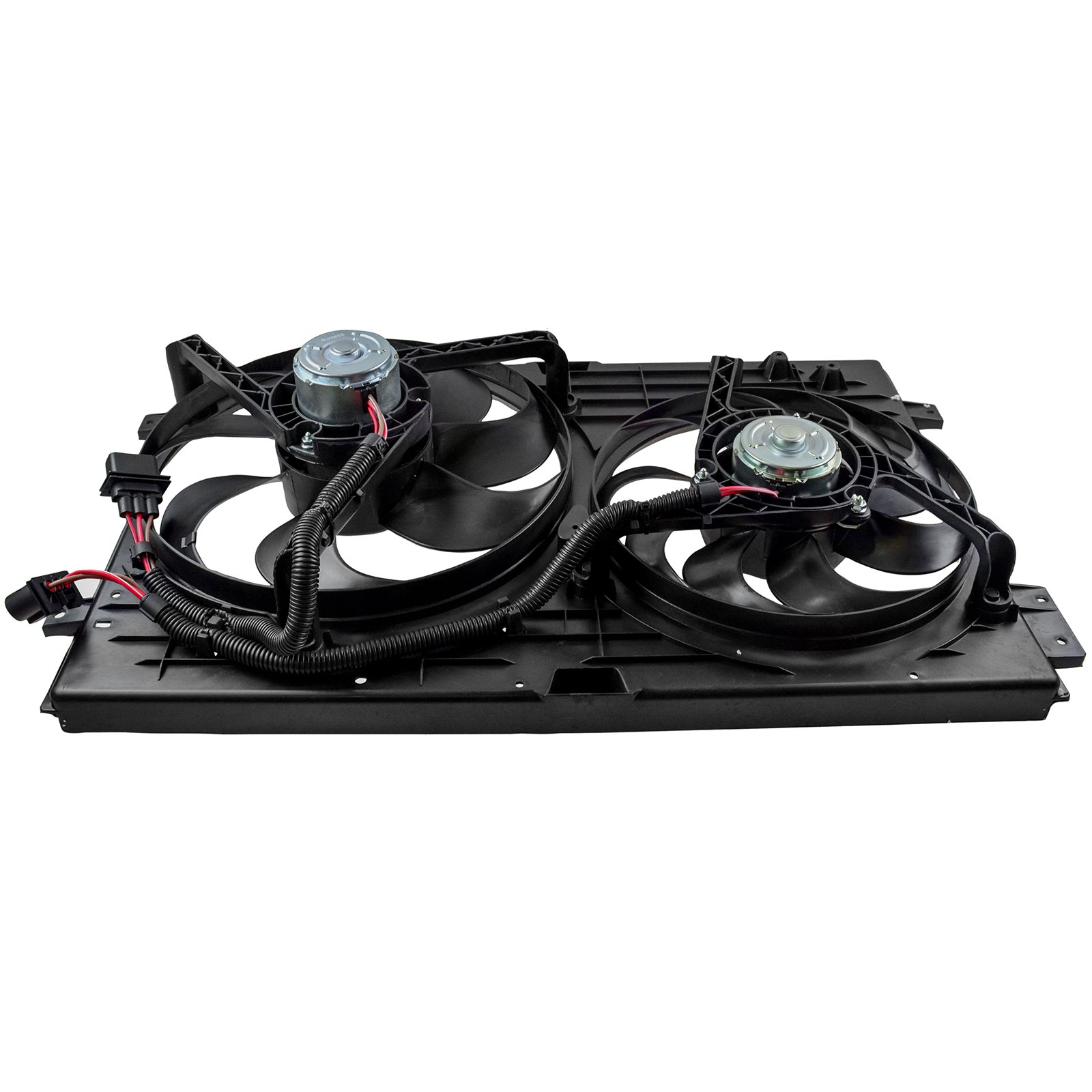 High-Performance Radiator Fan Assembly for 1999-2006 Volkswagen Golf (1.8L L4, 2.8L V6, 2.0L L4, 1.9L L4) - Direct Fit Replacement Part - Perfect for Engine Cooling & Overheating Prevention in Hot Weather & Heavy Traffic
