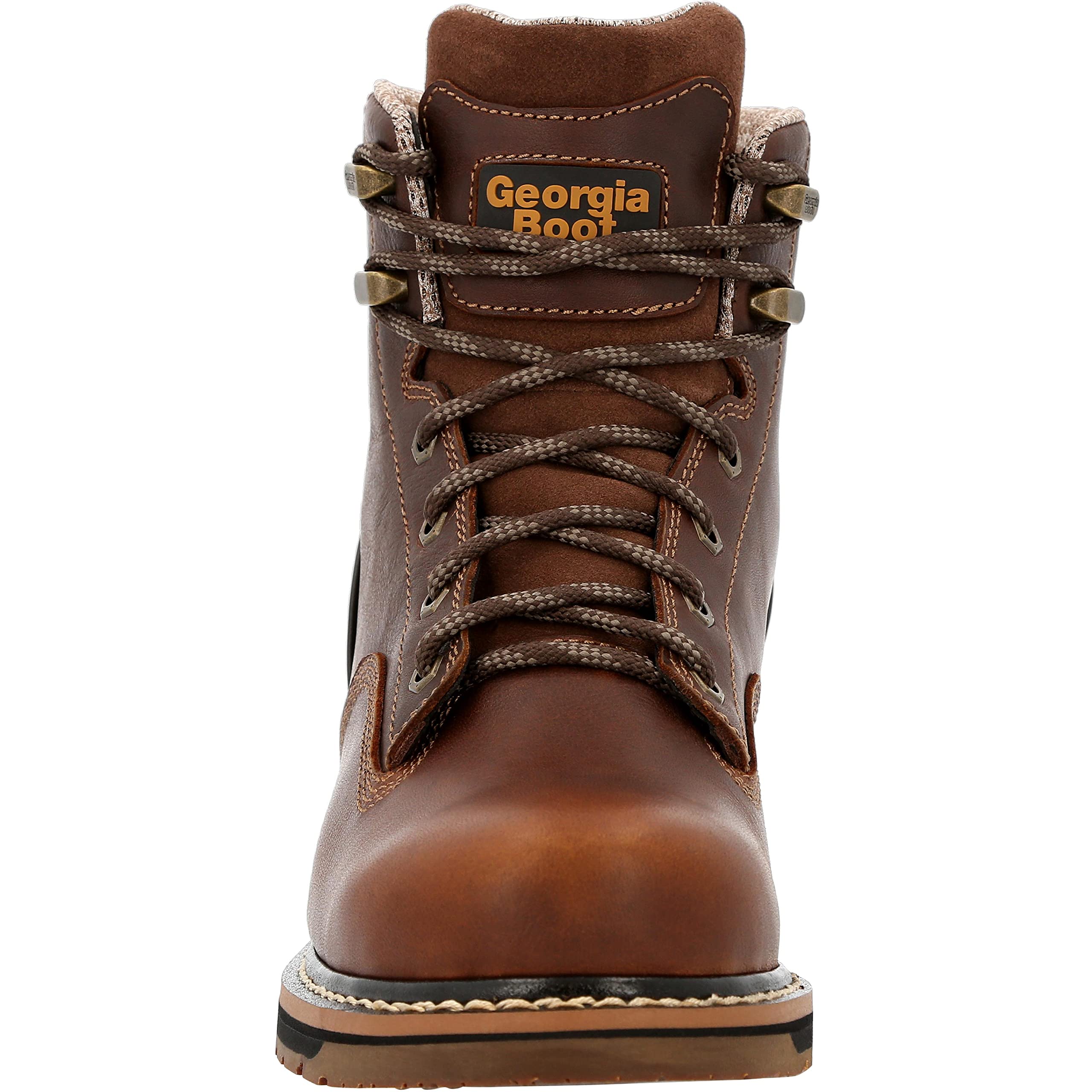 Georgia Boot Men's Amp Lt Edge Industrial Work Boot - Durable Steel Toe Safety Shoes for Construction, Warehouse & Heavy Duty Work