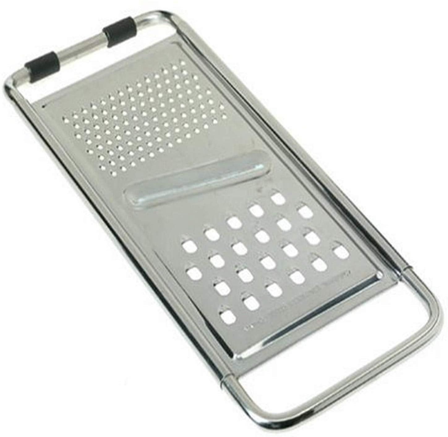 3-Way Stainless Steel Grater - Multi-Purpose Kitchen Grater for Cheese, Vegetables & Fruits - Perfect for Cooking, Baking & Meal Prep