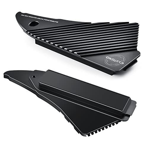 ELUTENG M.2 Heatsink for PS5 & PC - Aluminum SSD Cooler with 4 Thermal Pads | Compatible with Playstation 5 & NVMe PCIe 4.0 Gen4 SSD | High-Performance Cooling Solution for Gaming & PC Builds