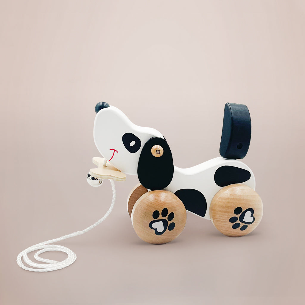 Pull Along Dog Toy - Interactive Pet Play for Dogs - Fun Tug & Fetch Toy for Indoor & Outdoor Use