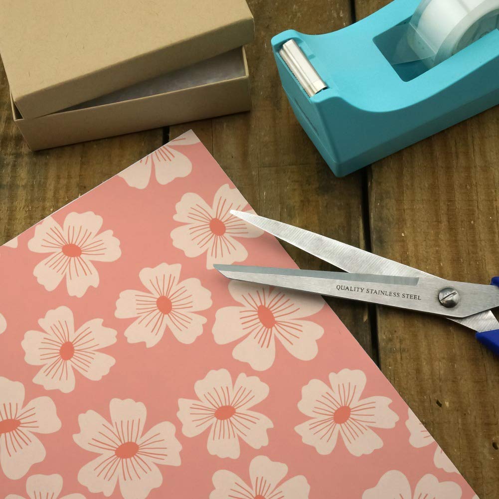 Peachy Flowers Gift Wrap Paper Rolls - Floral Wrapping Paper for Birthdays, Weddings & Special Occasions | GRAPHICS & MORE Premium Wrapping Paper