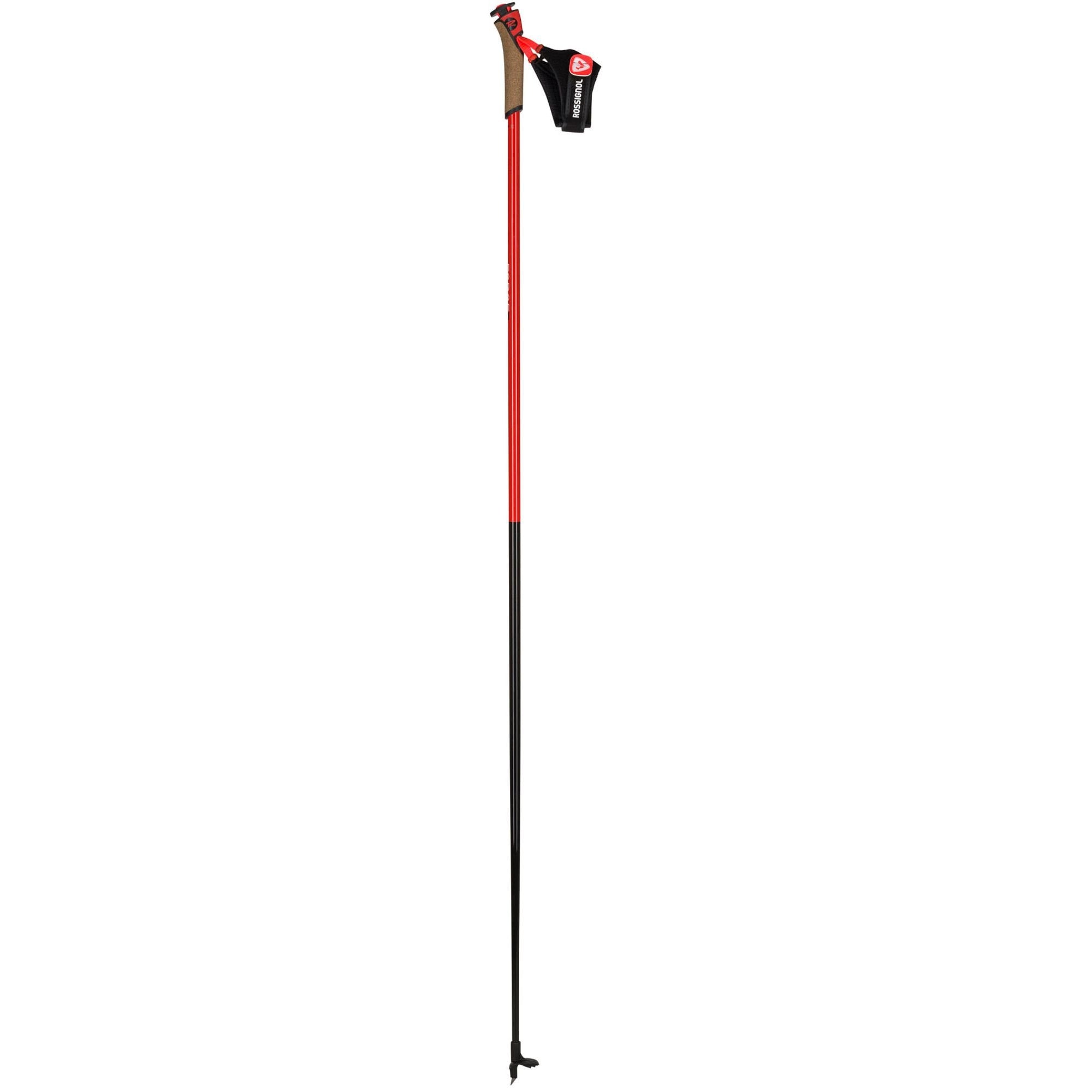 Rossignol 2023 Force 7 Nordic Ski Poles - Lightweight Aluminum Cross-Country Skiing Poles for Men & Women - Perfect for Trail Skiing, Backcountry Adventures & Winter Sports