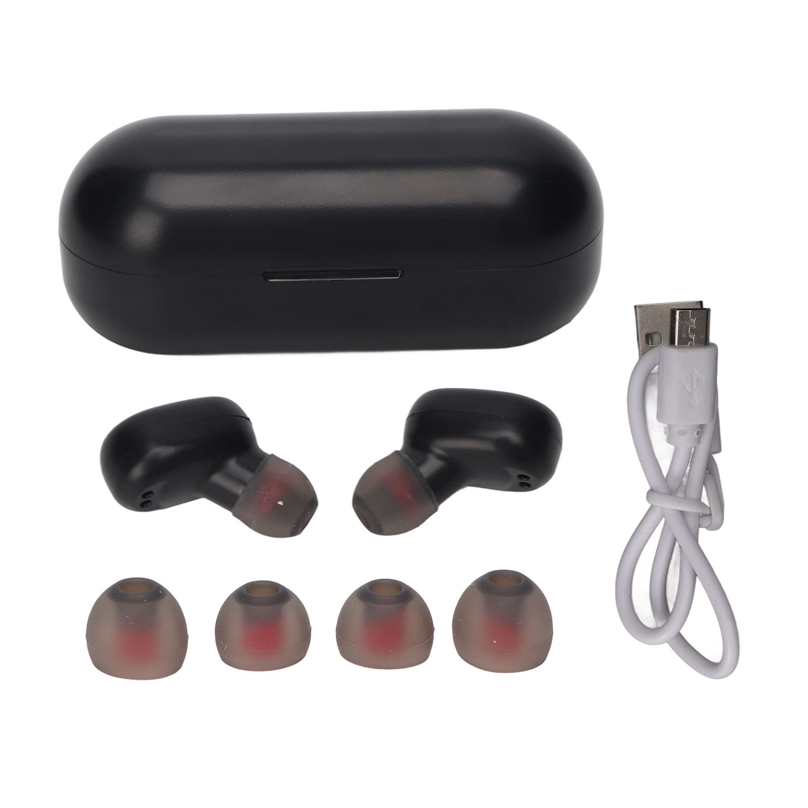 Smart Voice Translator Earbuds - 84 Language Real-Time Translation Device for Travel, Business & Calls | Wireless Bluetooth Earbuds with Music Playback | Perfect Gift for International Travelers (Black)
