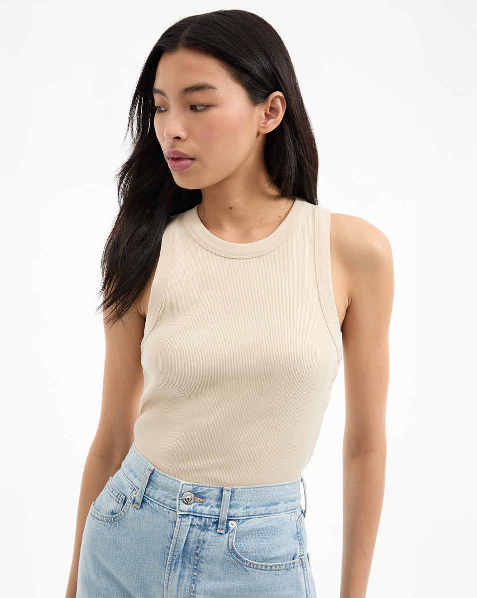 Jordyn Cropped Tank Top for Women - Soft Stretchy Workout Shirt | Yoga, Gym & Casual Wear