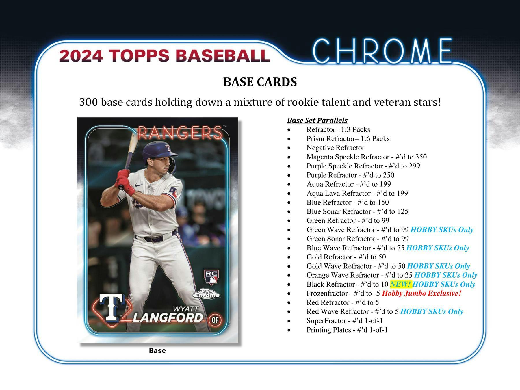 2024 Topps Chrome Baseball Hobby Jumbo Box - Premium Trading Cards Collection for MLB Fans & Collectors - Perfect for Sports Memorabilia, Gifts, and Investment