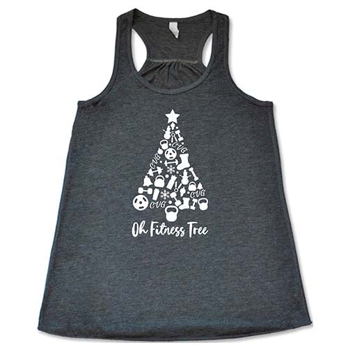 Oh Fitness Tree Shirt - Breathable Workout Tee for Men & Women - Gym, Running, Yoga & Outdoor Activities
