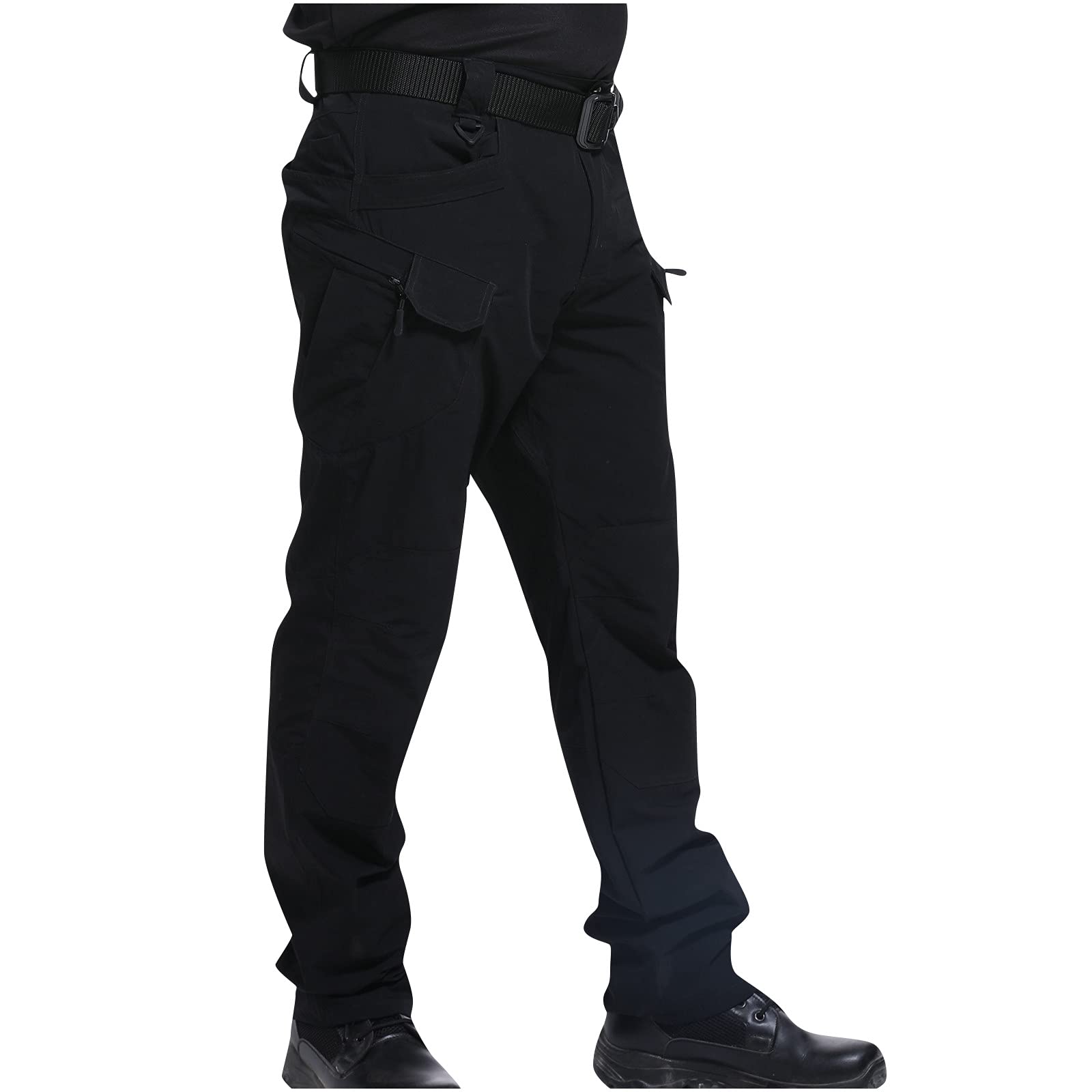 Men's Tactical Cargo Pants - Water Resistant Military Work Pants with Relaxed Fit for Outdoor Hiking, Camping & Combat Training | Durable Army Style Utility Trousers for Work & Adventure
