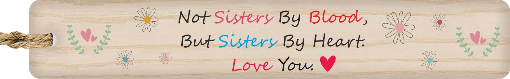 Custom Wooden & Antique Bookmarks for Women & Men - Personalized Engraved Book Markers for Book Lovers - Heartwarming Sister Gift Idea - Perfect for Reading, Book Club Gifts & Literary Presents