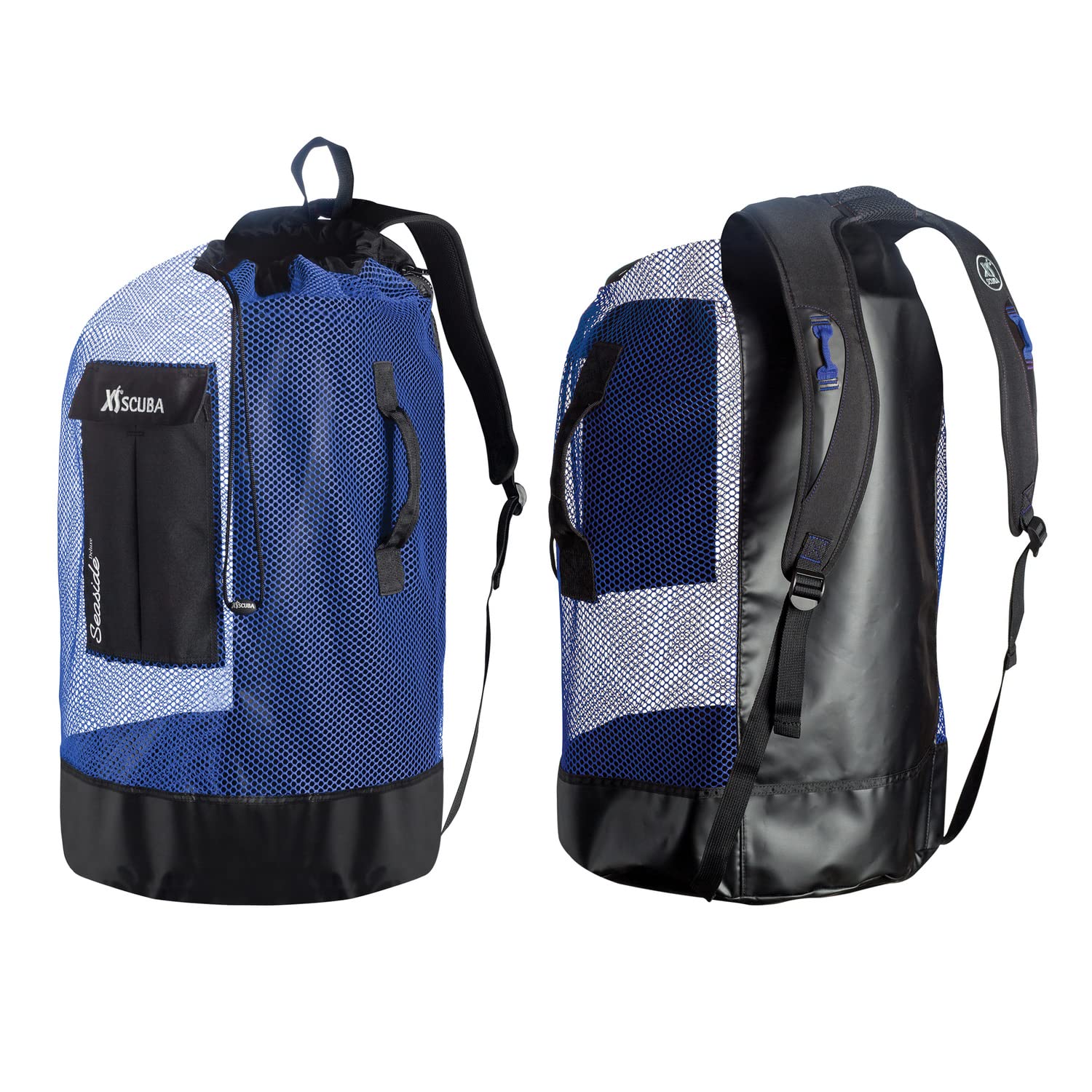 XS Scuba Seaside Deluxe Mesh Backpack - Lightweight Waterproof Dive Gear Bag for Snorkeling, Beach & Travel - Perfect for Scuba Diving, Swimming & Outdoor Adventures