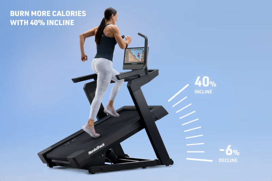 NordicTrack NEW X16 Treadmill - Premium Incline Trainer with 16% Incline & 3.0 HP Motor - Perfect for Home Gym, Cardio Workouts & Weight Loss Training