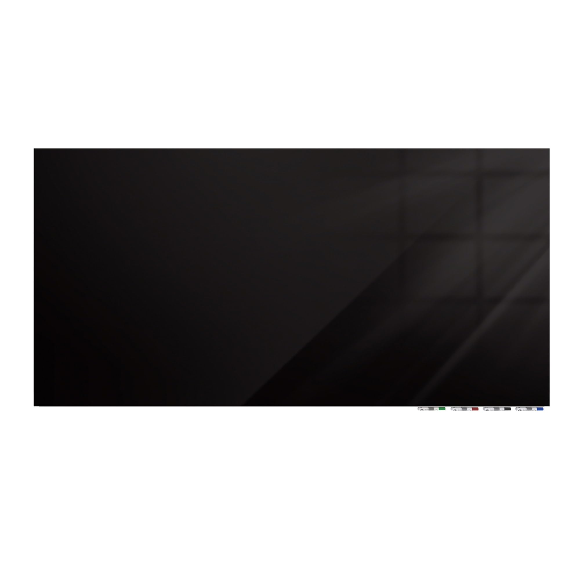 Aria 4' x 6' Magnetic Glass Whiteboard - Low Profile 1/4