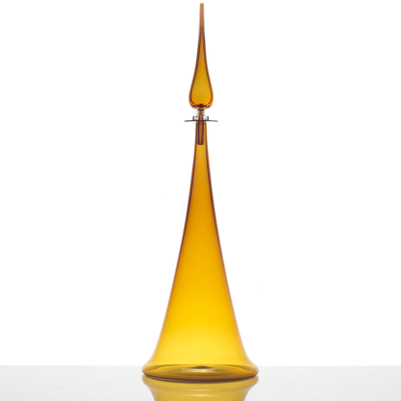 Joe Cariati Large Fluted Cone Decanter - Elegant Glass Wine Decanter for Red & White Wine - Perfect for Dinner Parties, Weddings & Home Bar Decor