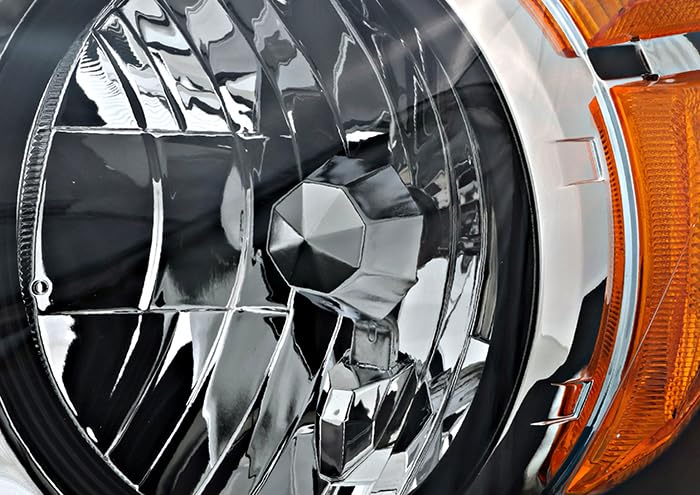 Honda Odyssey Headlight Assembly Replacement Kit - Compatible with 2008 2009 2010 Models (Driver & Passenger Side) | Halogen Bulbs Included | Perfect for Night Driving & Foggy Conditions